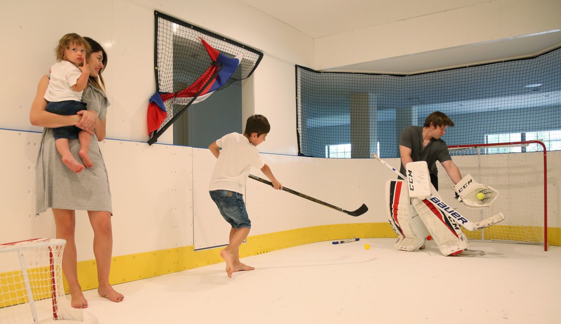 St. Louis Blues star Vladimir Tarasenko and family